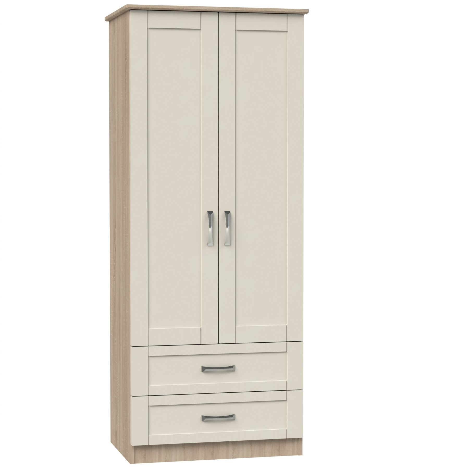 2 Door 2 Drawer Wardrobe