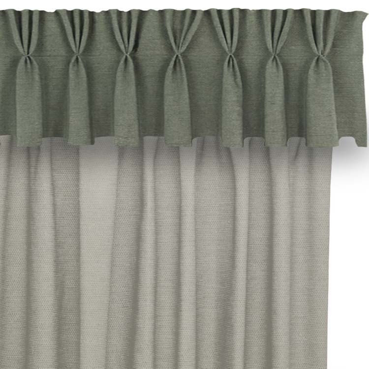 Triple Pinch Pleat Valance